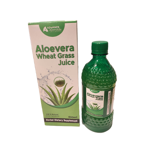 Ayurvedic herbal ALOEVERA WITH WHEAT GRASS